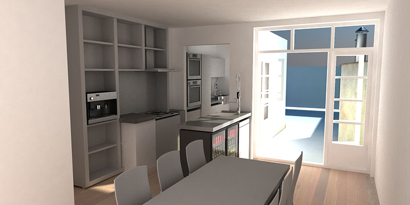 Keuken van Jim Tukker Visualisatie