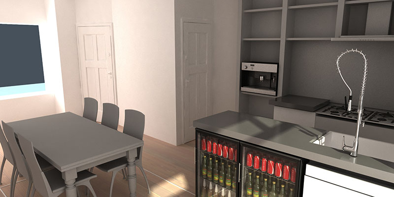 Keuken van Jim Tukker Visualisatie