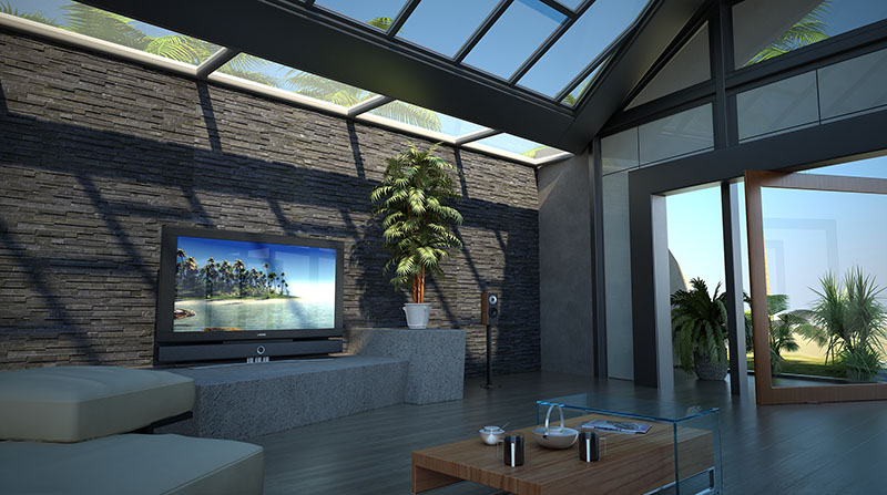 3d visualisatie inrichting binnenafwerking impressie