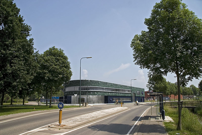3D impressie architectuur politiebureau fotomontage