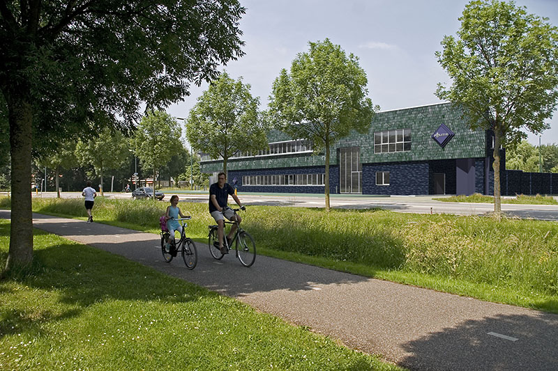 3D visualisatie impressie architectuur politiebureau fotomontage straatbeeld vpaa