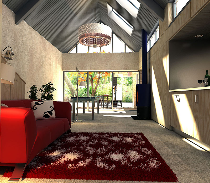 3D visualisatie architectuur ontwerp schets woning Boxtel