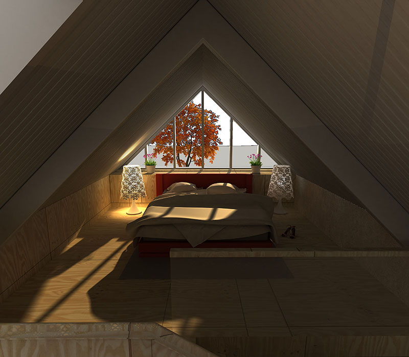 3D visualisatie architectuur ontwerp schets