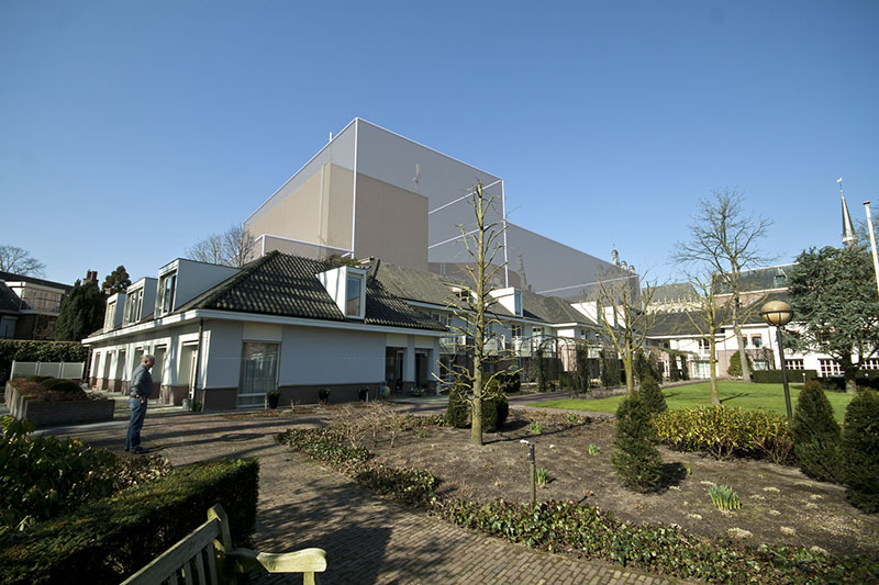 theaterlocatie s-Hertogenbosch  Fotomontage tuin Zusters