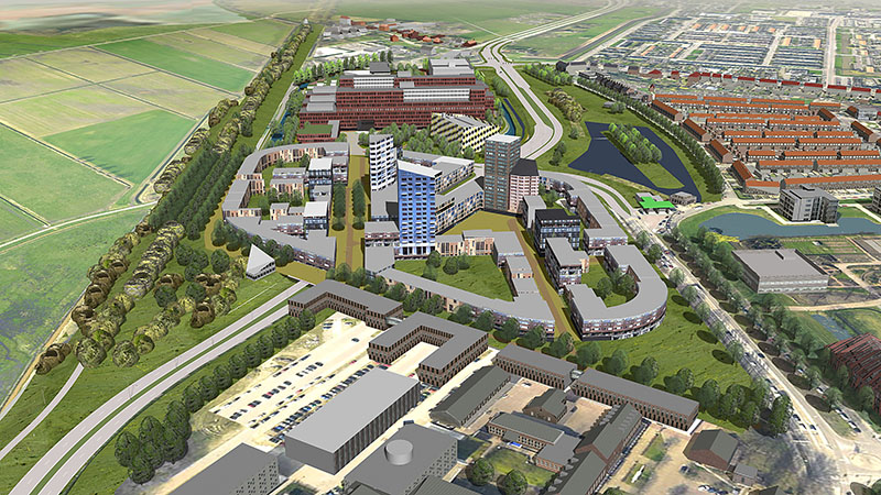 randweg paleiskwartier Stedenbouwkundig plan visualisatie 3D den bosch onderzoek massastudie